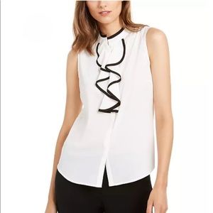 Calvin Klein ruffle top
